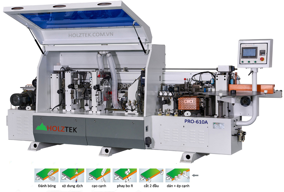 Máy dán cạnh tự động tải nặng Pro-610A